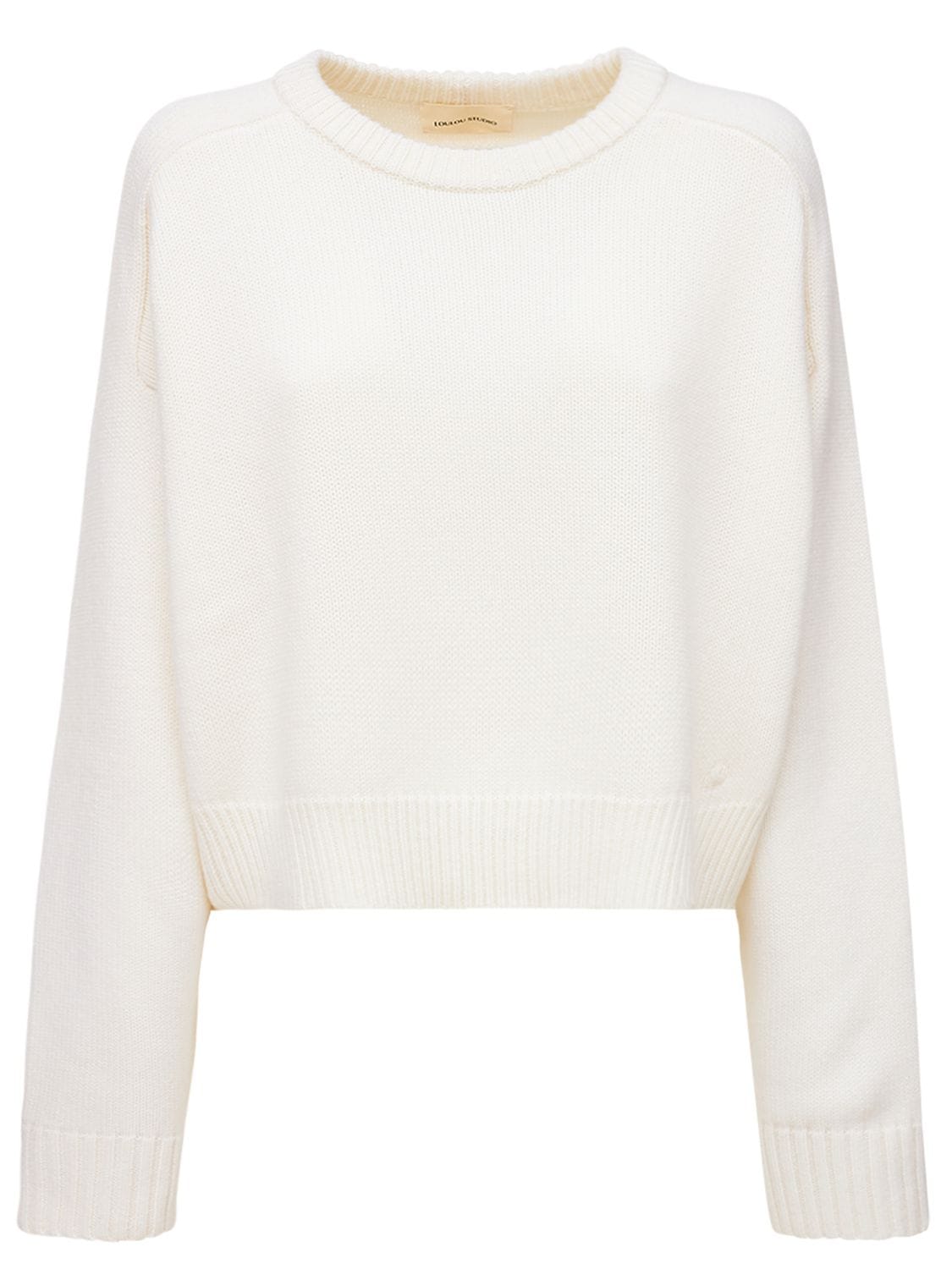 Loulou Studio Pinta Wool And Cashmere-blend Turtleneck Sweater In Ivory