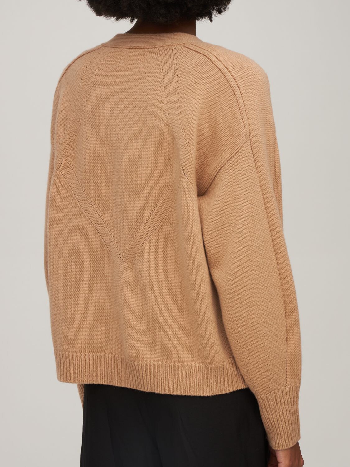 Shop Loulou Studio Zanzibar Wool & Cashmere Cardigan In Camel