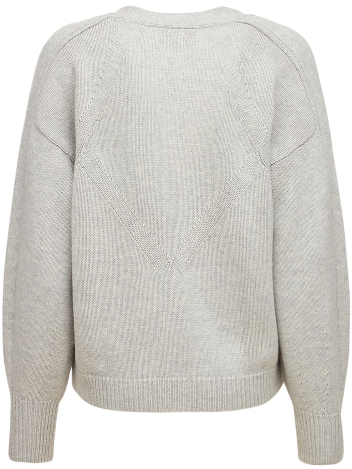 Shop Loulou Studio Zanzibar Wool & Cashmere Cardigan In Grey