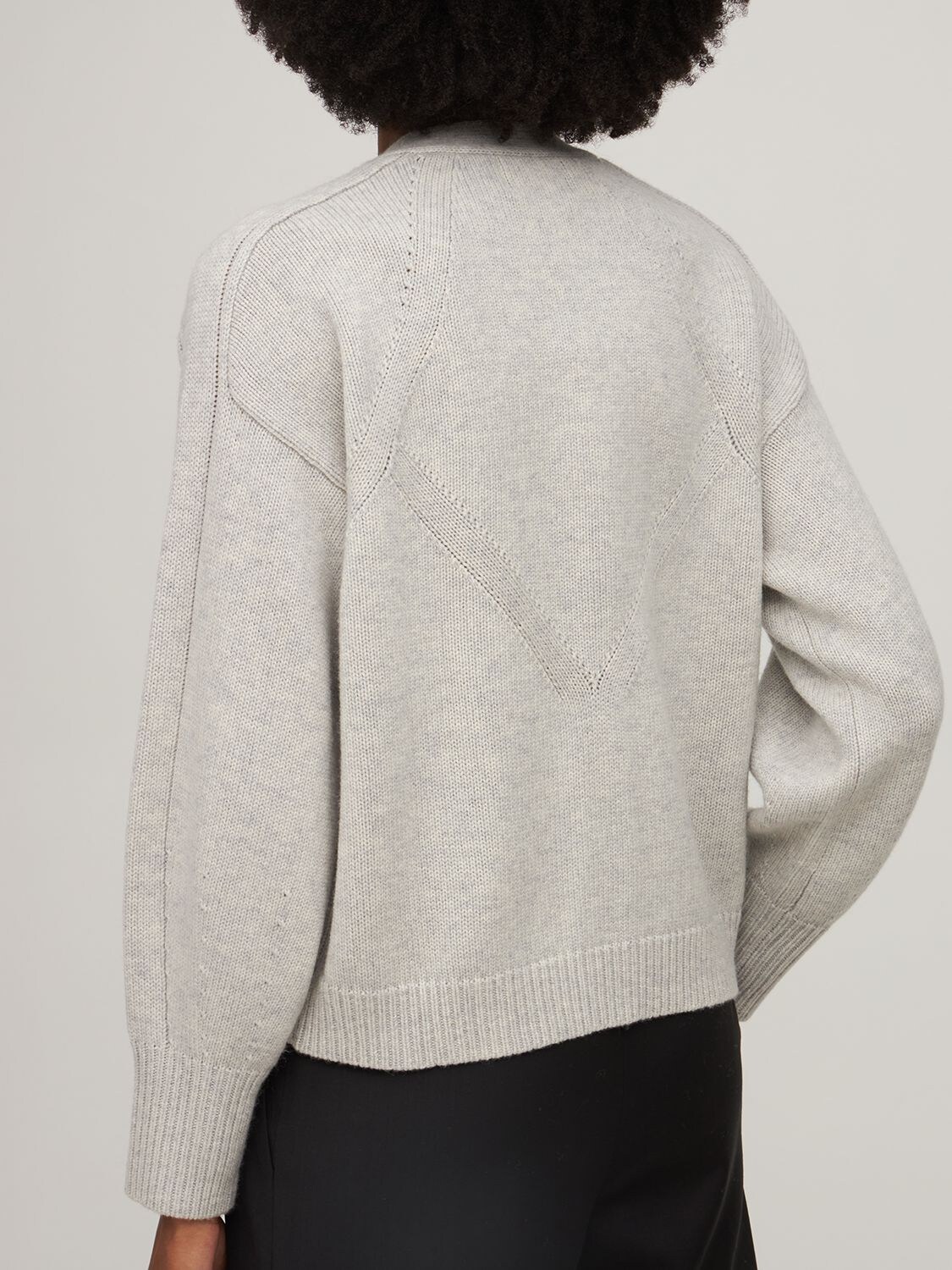 LOULOU STUDIO ZANZIBAR WOOL & CASHMERE CARDIGAN 