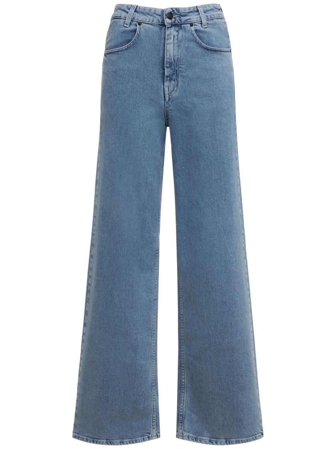 Wide Organic Cotton Denim Jeans
