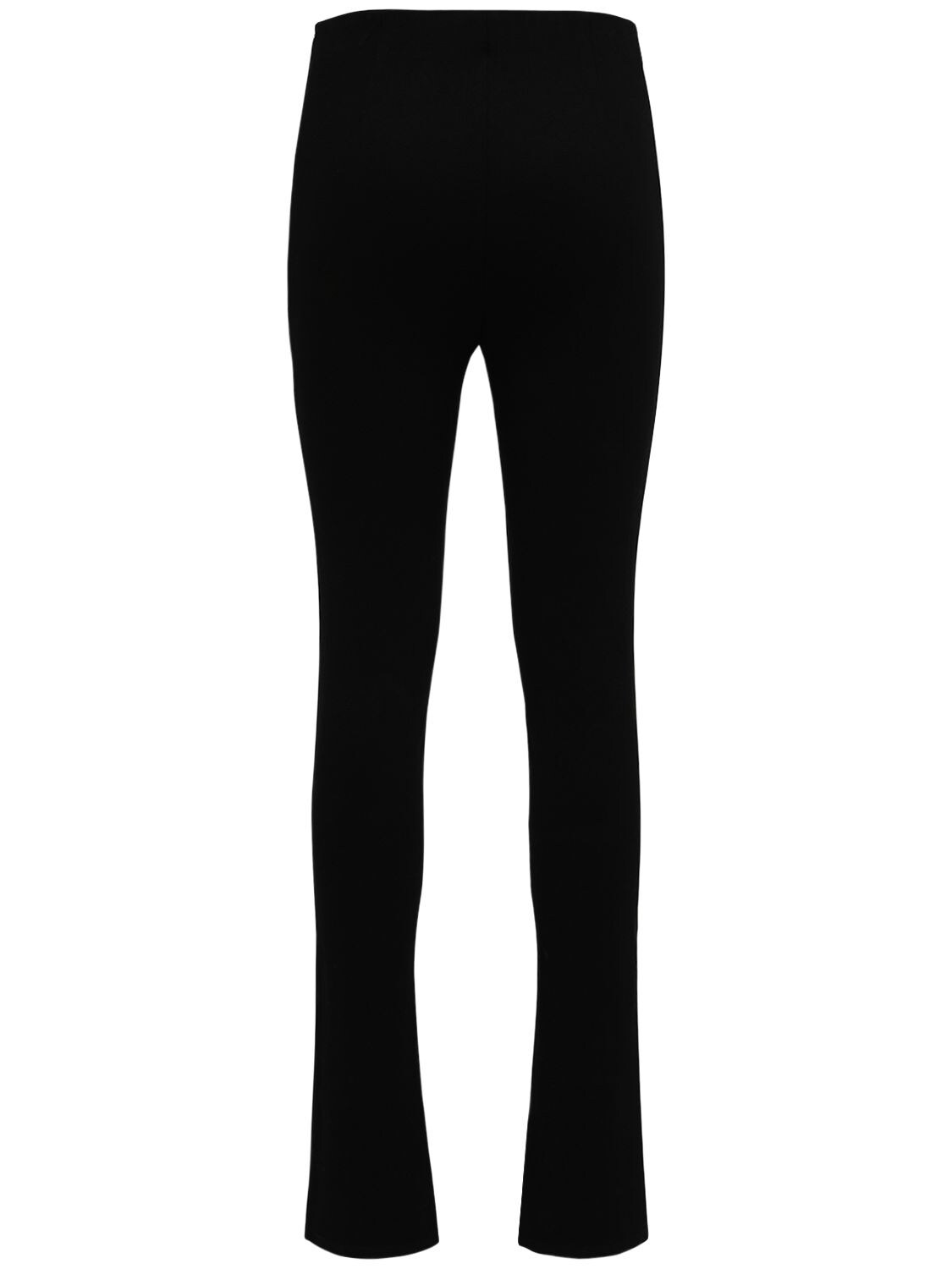 Shop Anine Bing Max Tech Pants W/slits In Black