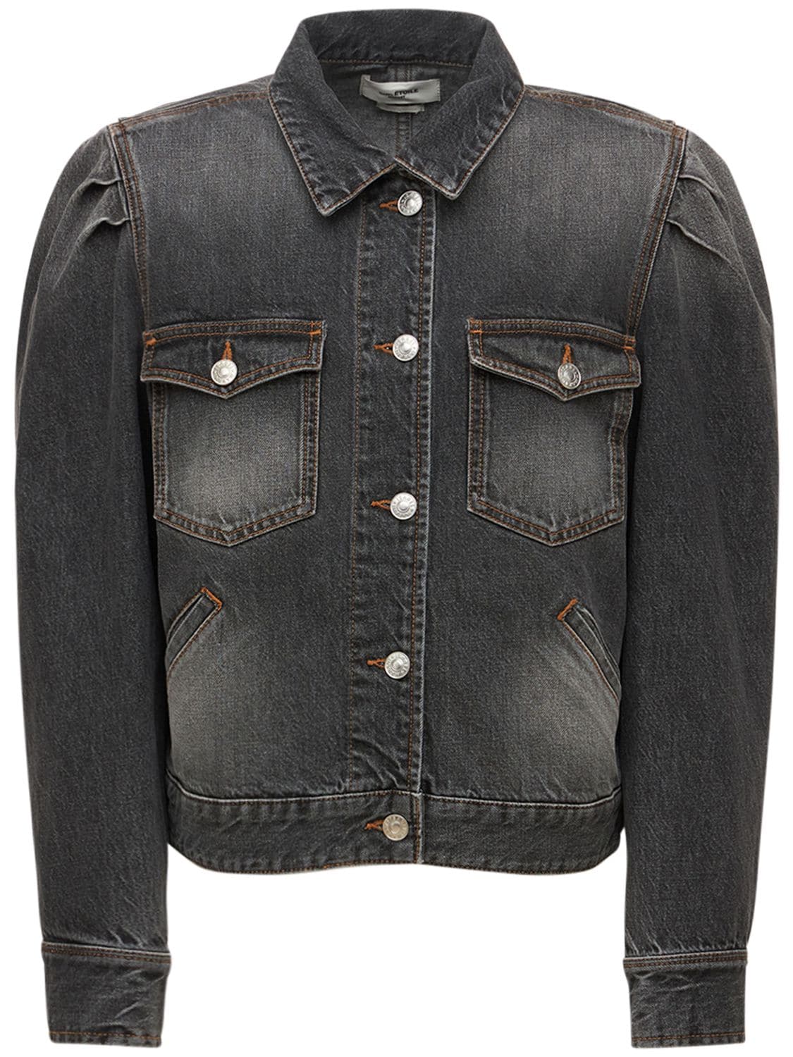 Isabel Marant Étoile Bolinea Denim Jacket In Grey | ModeSens