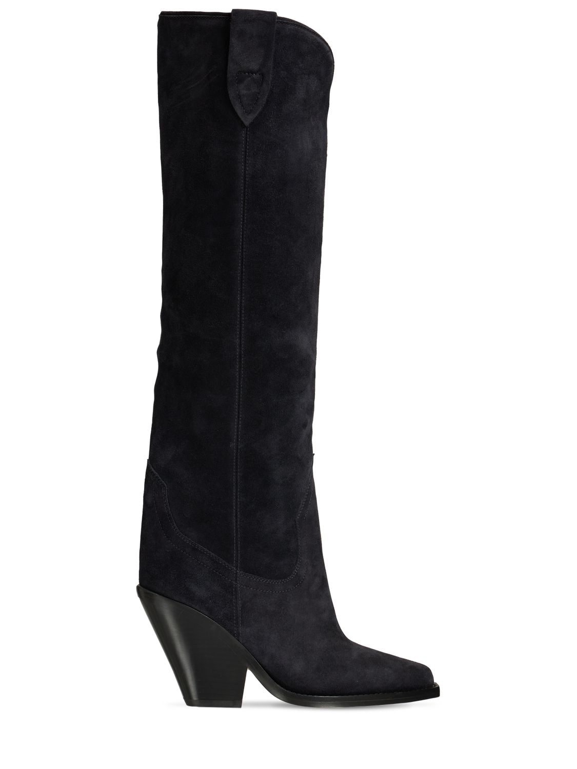 Isabel Marant 90mm Lomero Tall Suede Boots In Black | ModeSens