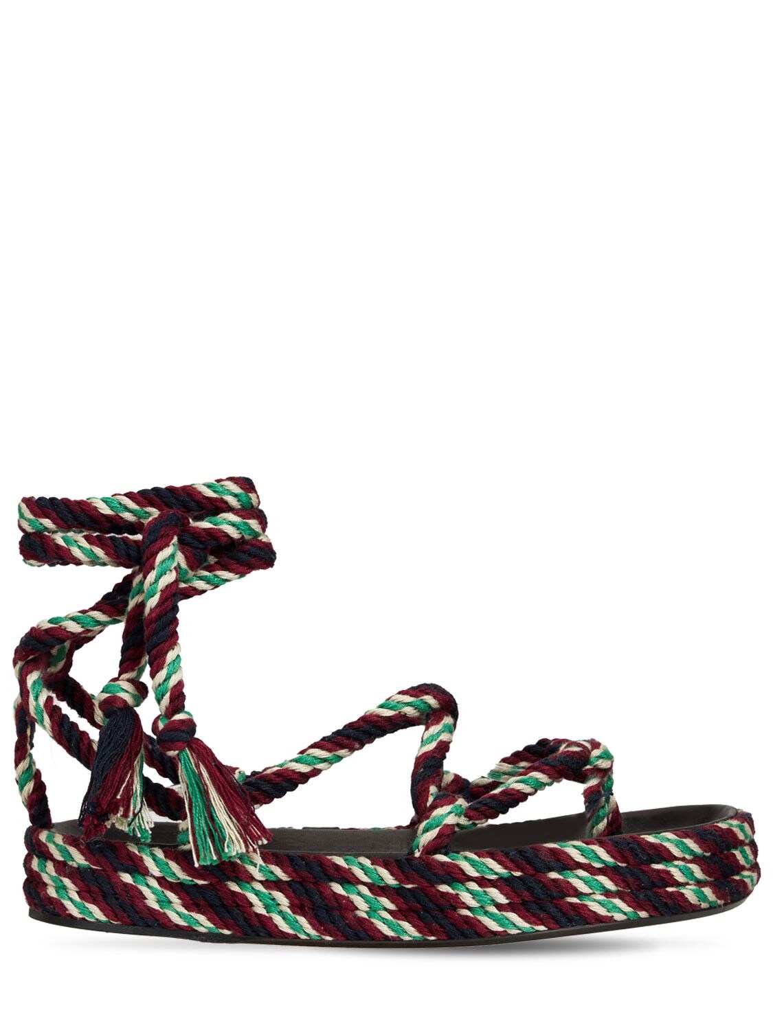 ISABEL MARANT 30mm Erol Rope Lace-up Sandals