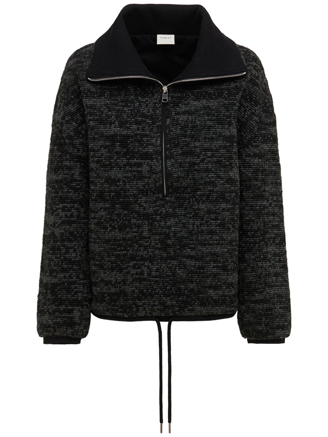 Varley Bailey Fleece Half-zip Sweatshirt In Black | ModeSens