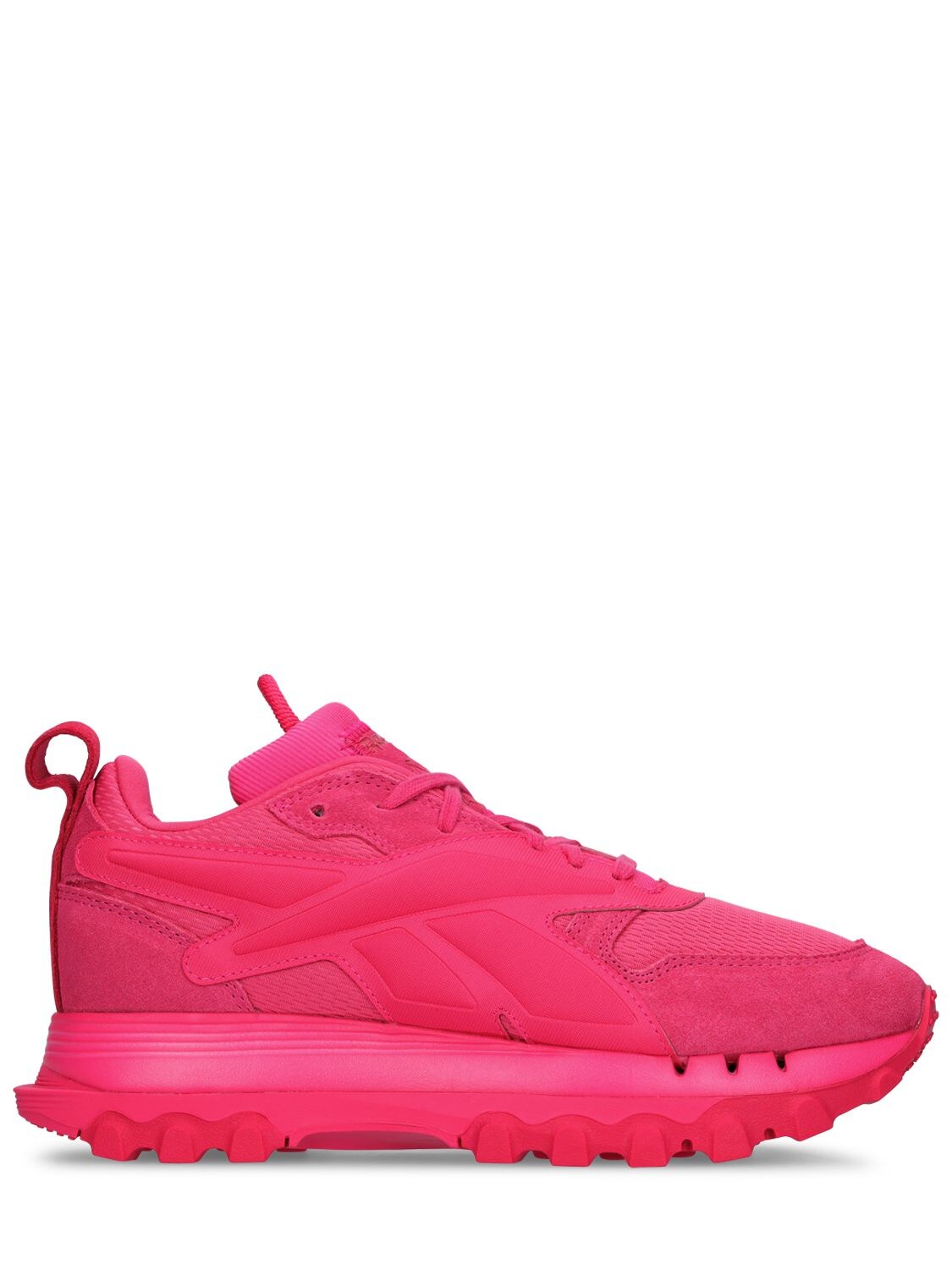 Reebok Toddler Girls Cardi B Classic Leather V2 Casual Sneakers From Finish Line In Fuchsia