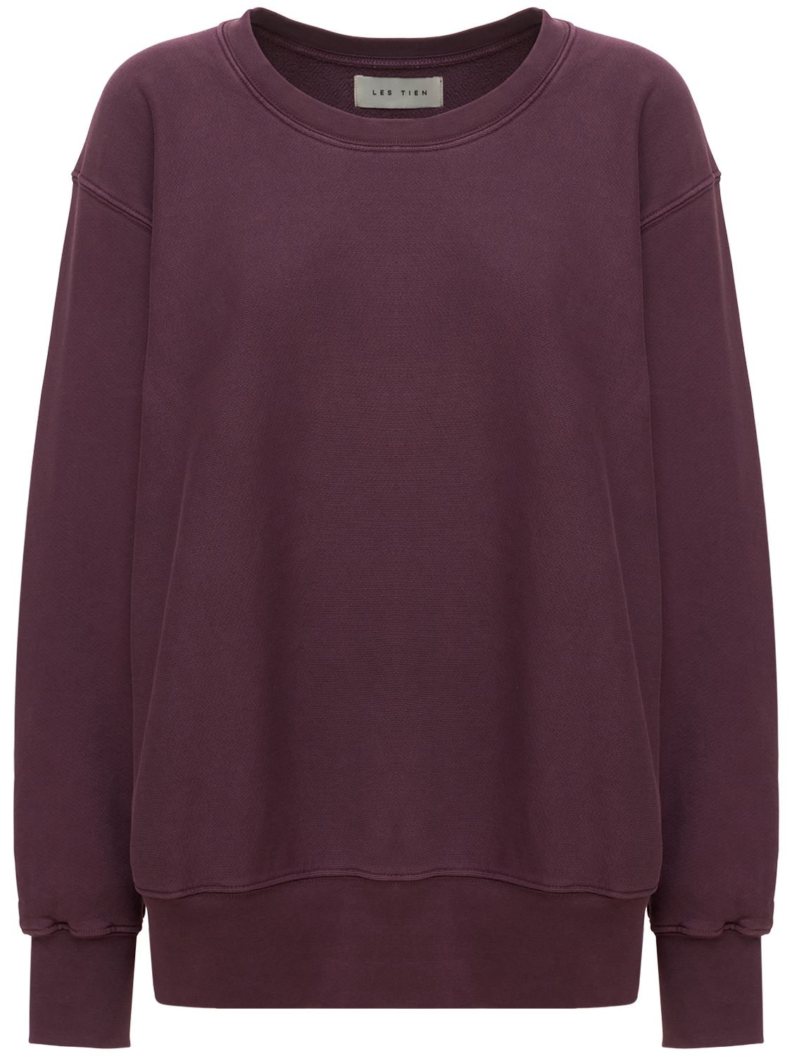 LES TIEN CREWNECK COTTON SWEATSHIRT