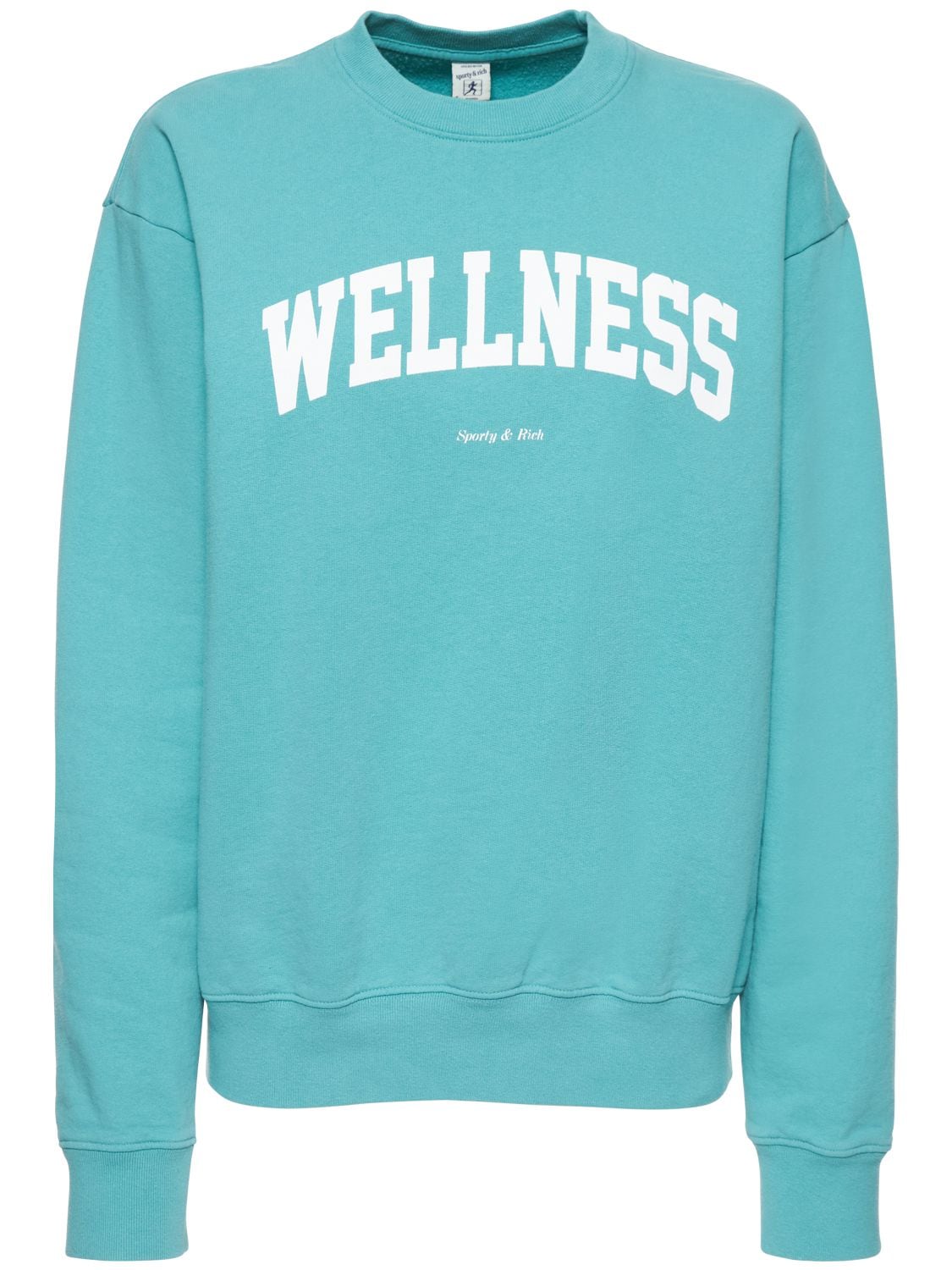 Sporty & Rich - Wellness ivy crewneck sweatshirt - Green | Luisaviaroma