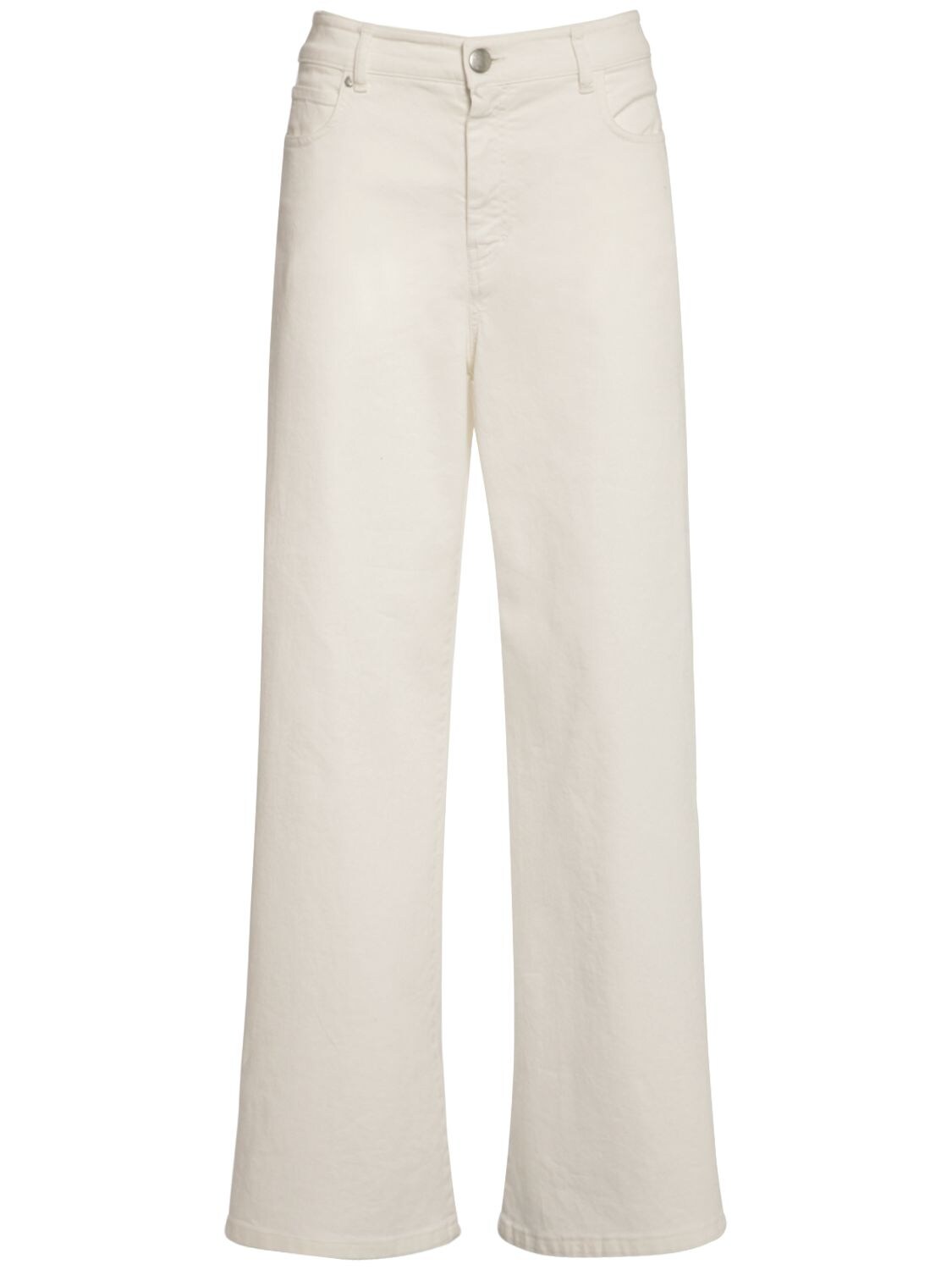 Weekend Max Mara - Sala stretch cotton pants - Off-White | Luisaviaroma