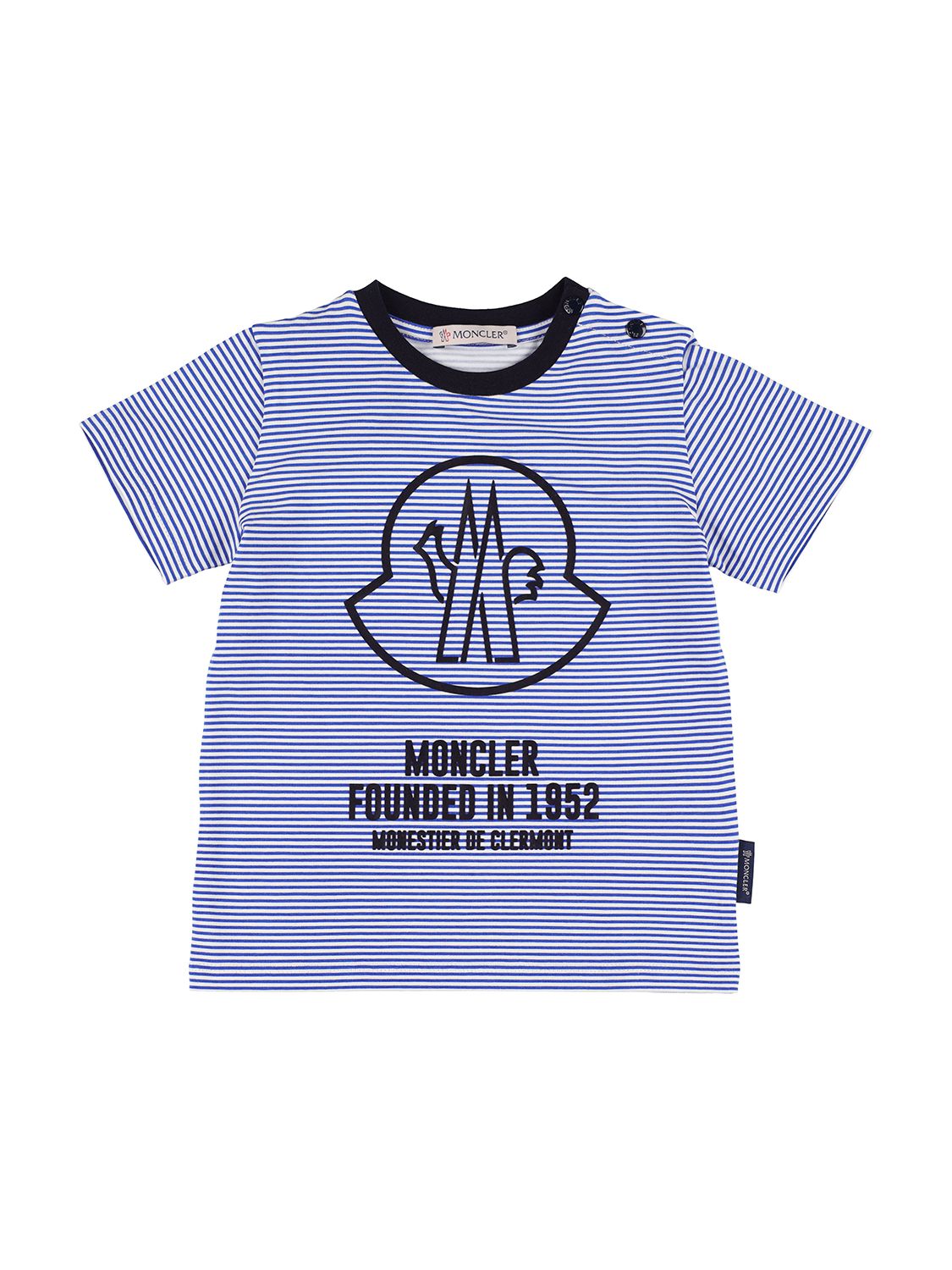 Moncler - Striped cotton jersey t-shirt 