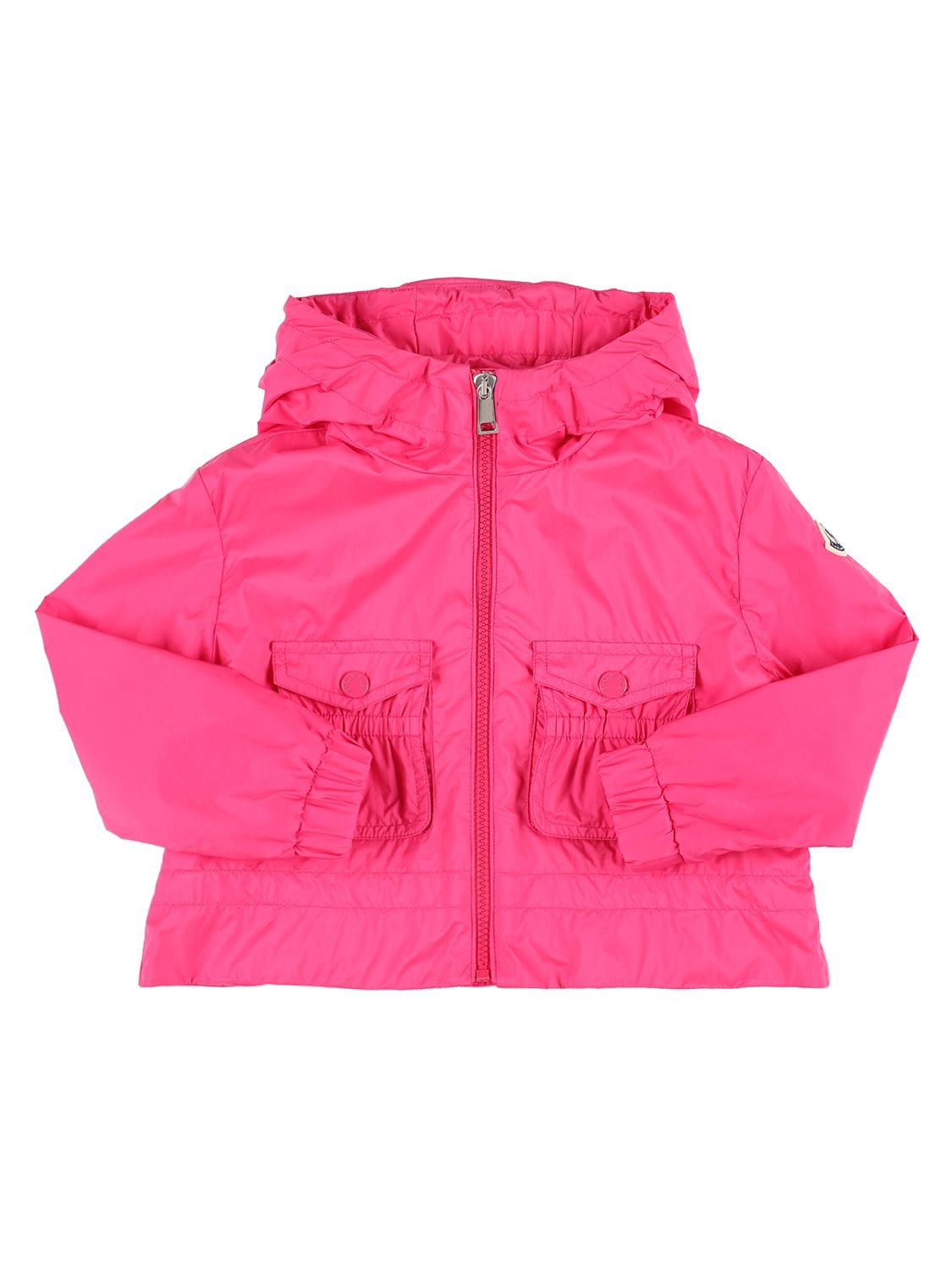 Moncler - Fedat hooded nylon jacket - Dark Pink | Luisaviaroma