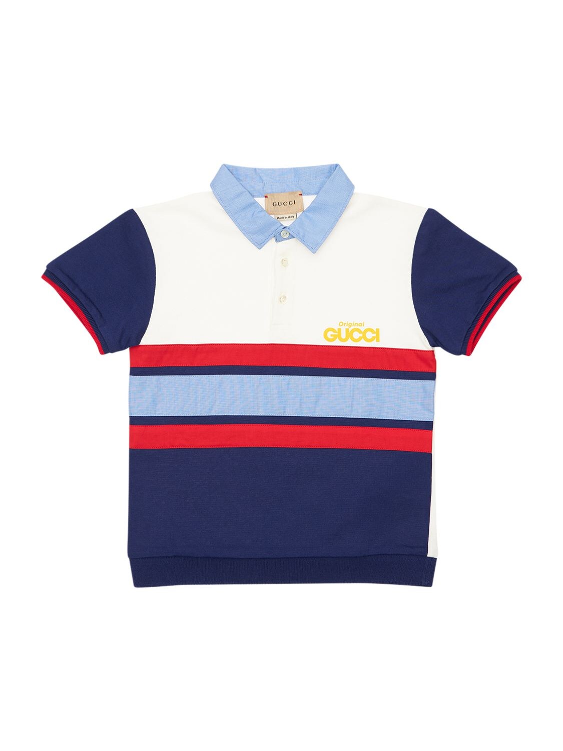 GUCCI COTTON PIQUÉ POLO SHIRT