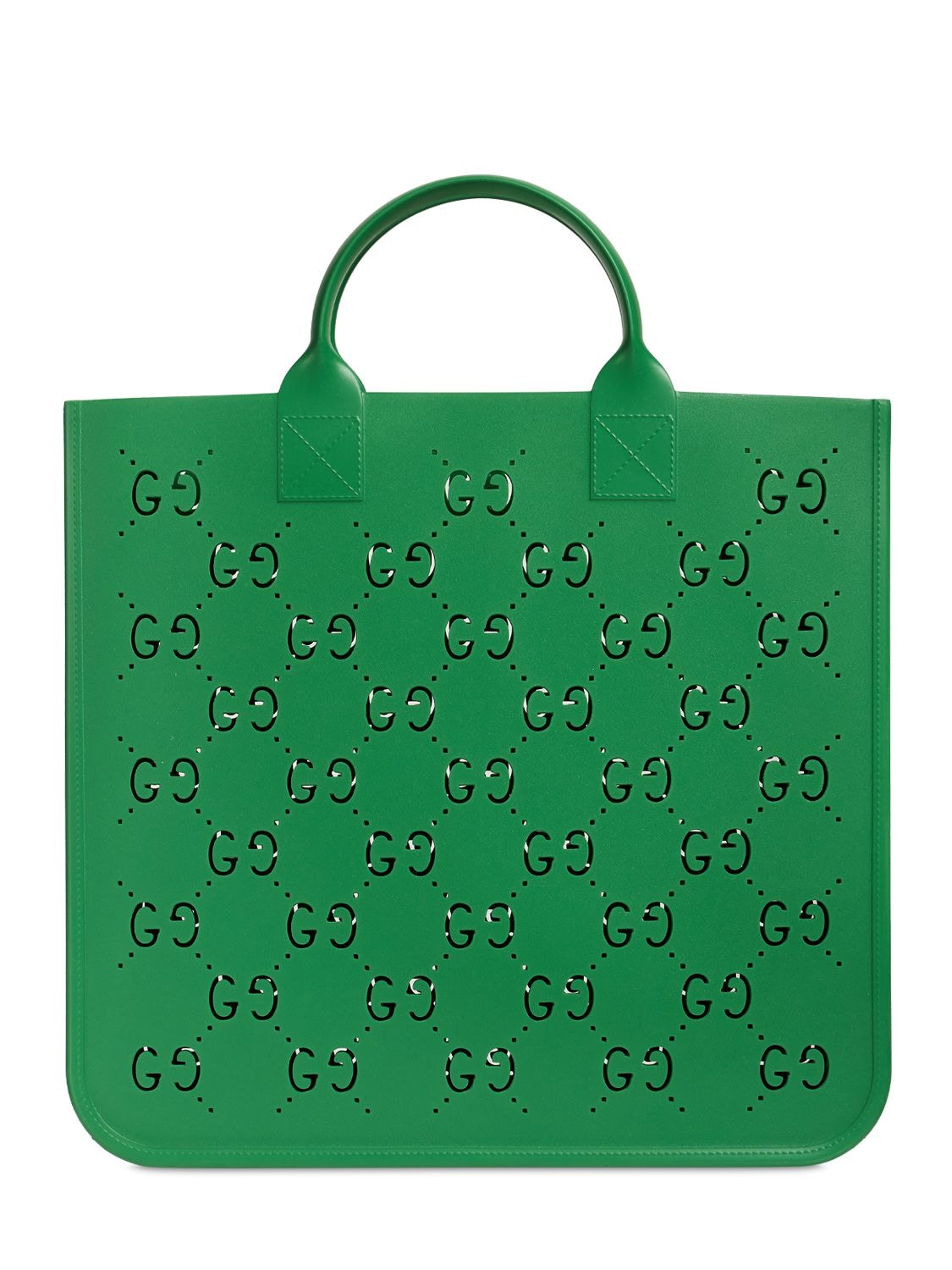 Children's GG tote bag in yellow rubber