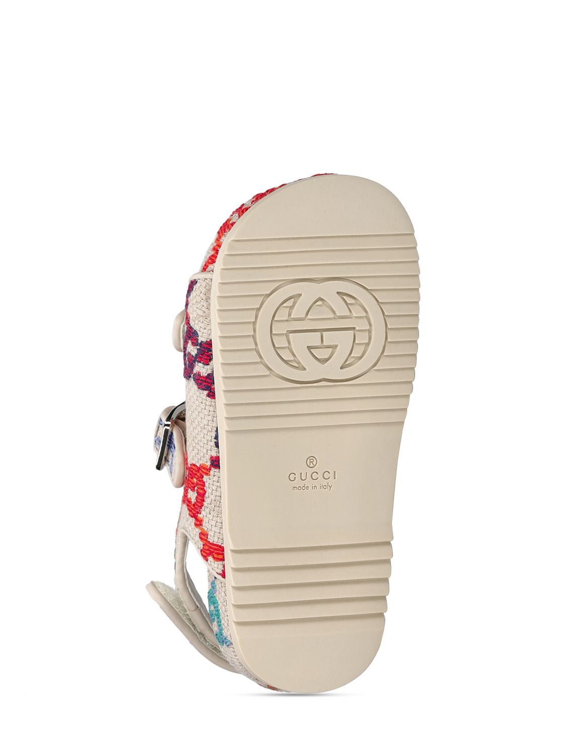 Gucci Kids' Linen Blend Sandals In 멀티컬러 | ModeSens