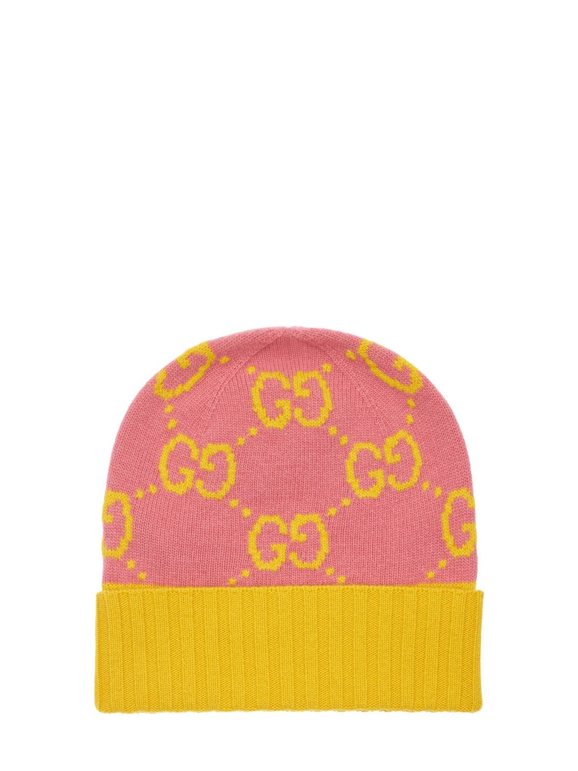 Gg Wool Tricot Knit Hat