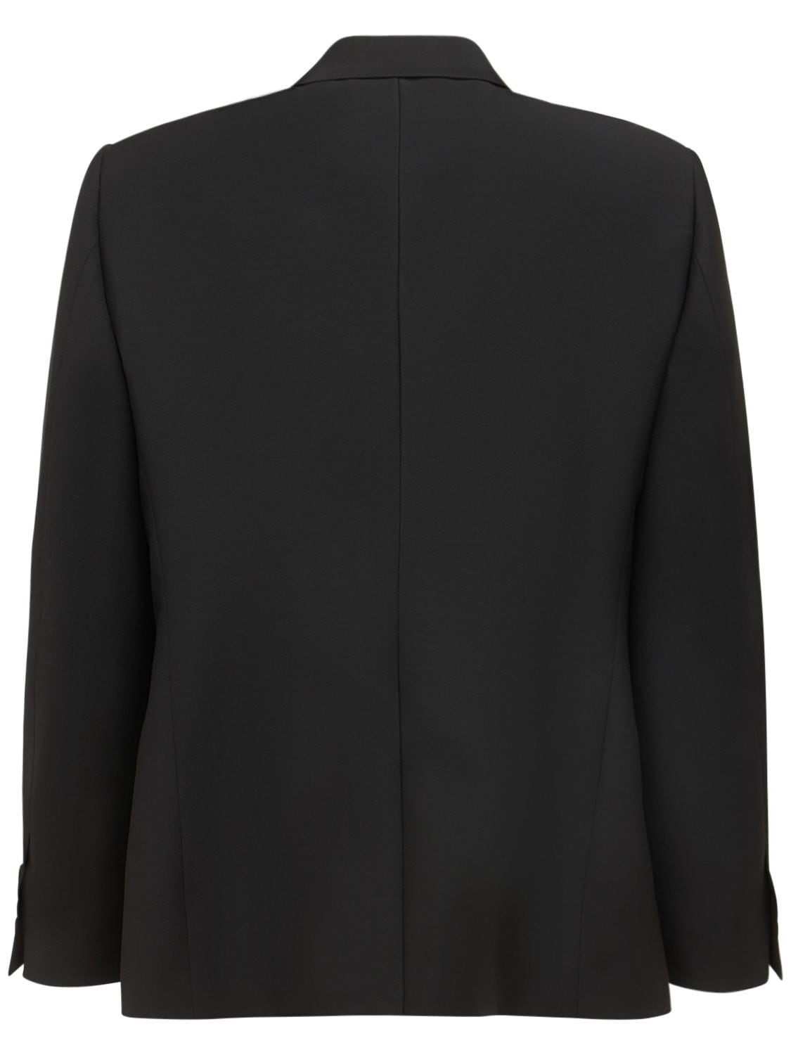 Shop Alexander Mcqueen Wool & Mohair Jacket In Black