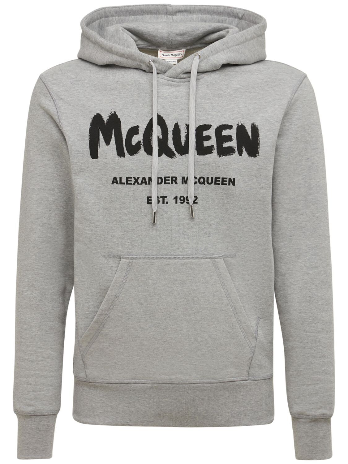 ALEXANDER MCQUEEN PRINTED COTTON SWEATSHIRT