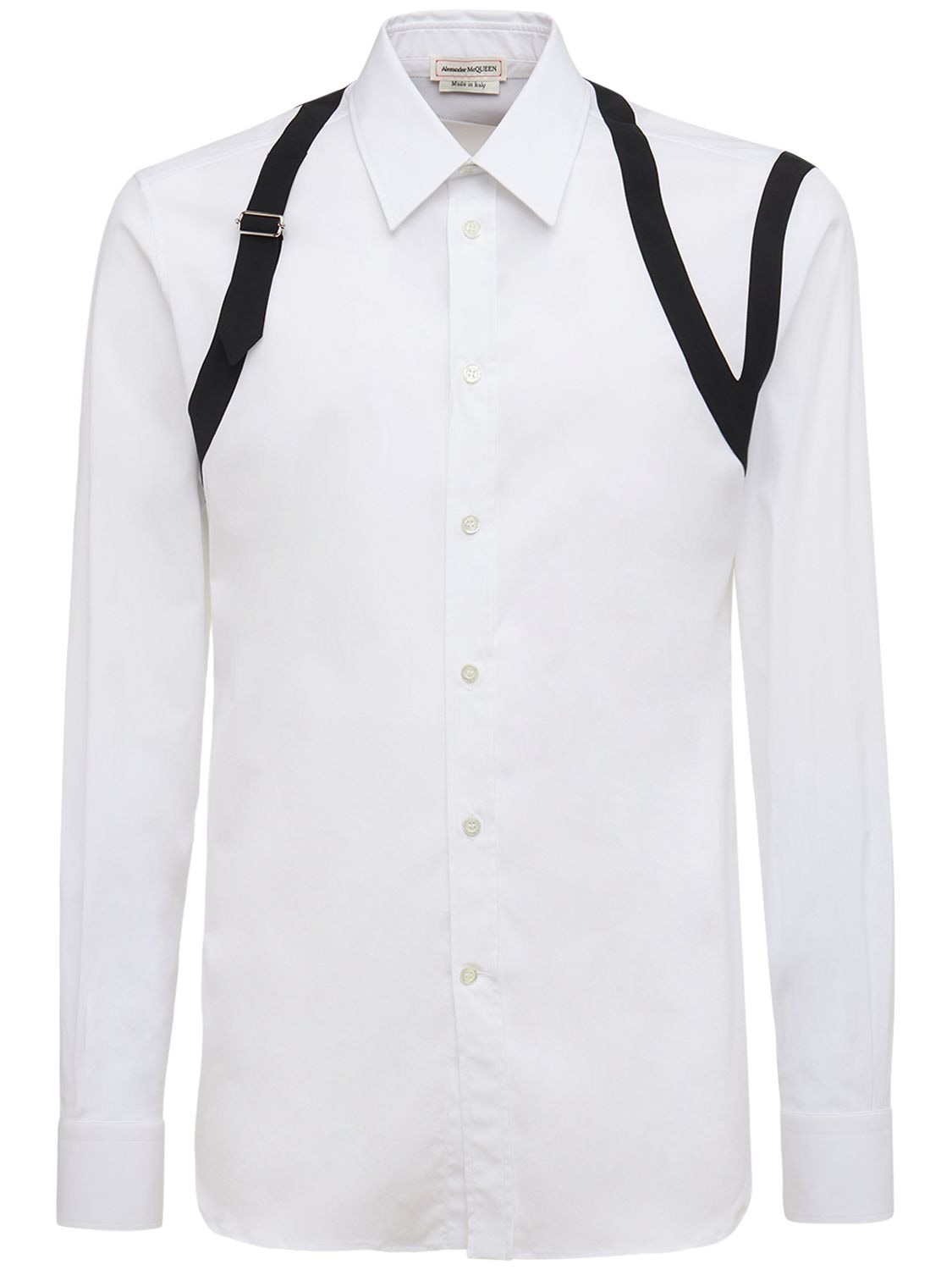 Cotton Blend Shirt W/ Harness Detail