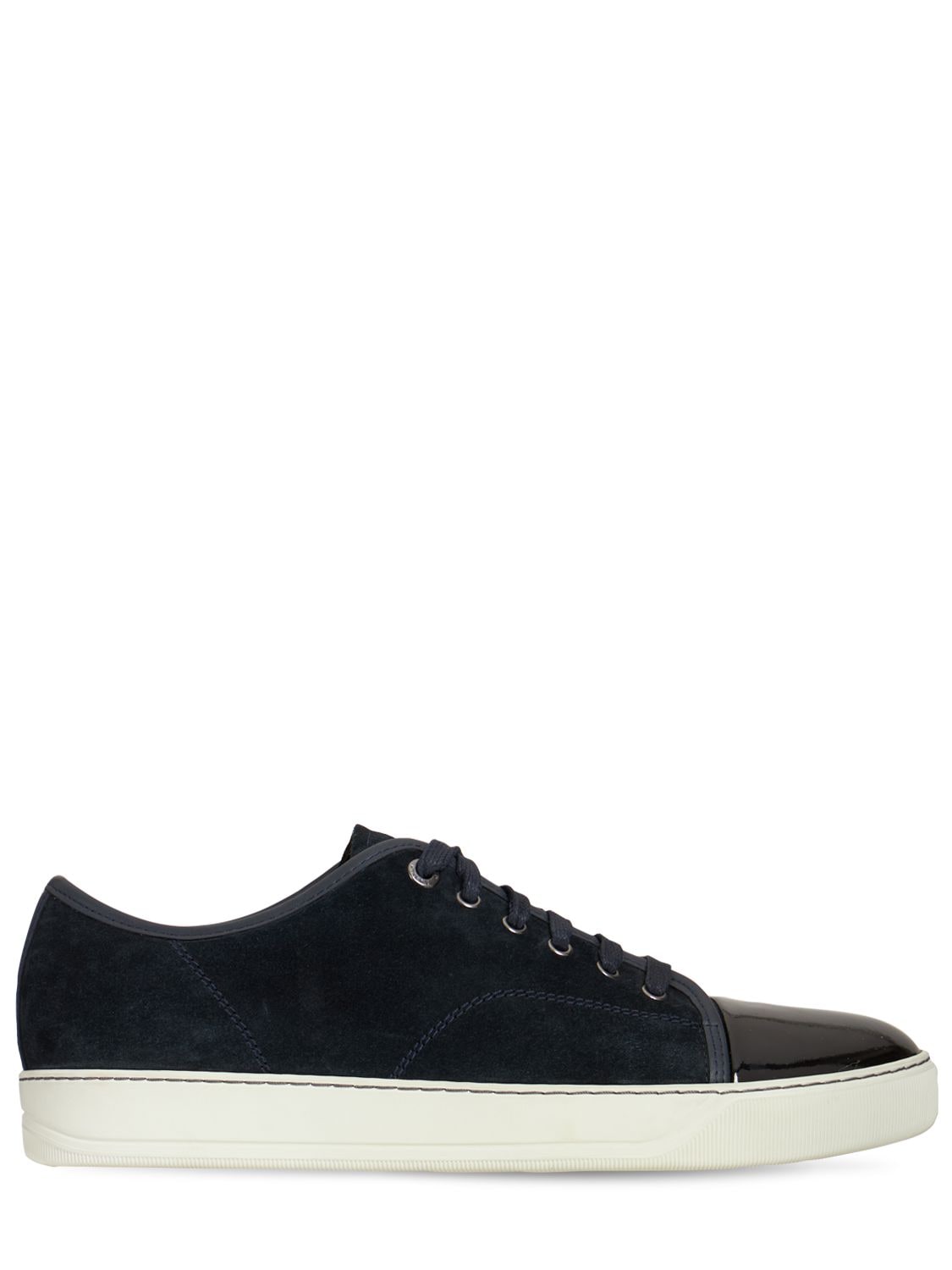 Suede & Leather Low Top Sneakers