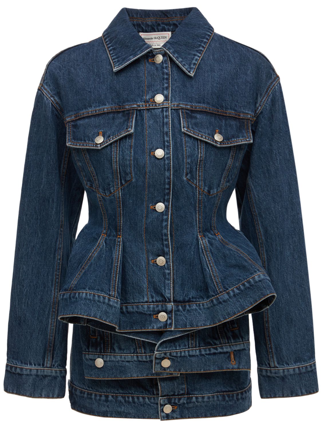 alexander mcqueen denim jacket