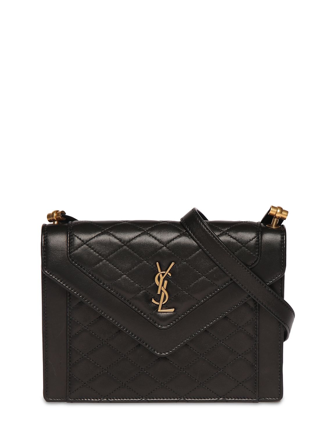 GABY mini purse keyring in quilted lambskin, Saint Laurent