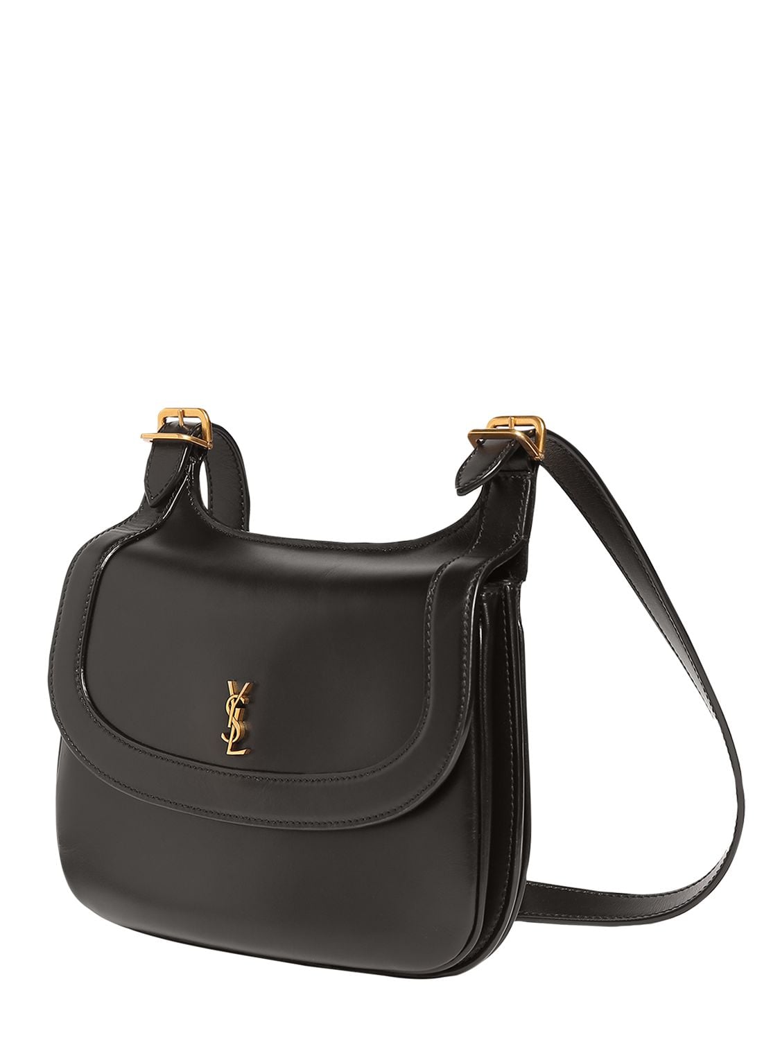 Saint Laurent Mini Charlie Leather Shoulder Bag - Farfetch