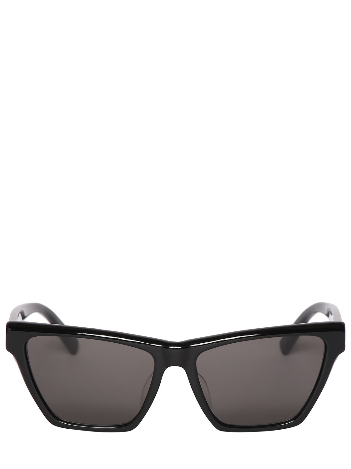 Saint Laurent M103 Rectangle Acetate Sunglasses In 블랙