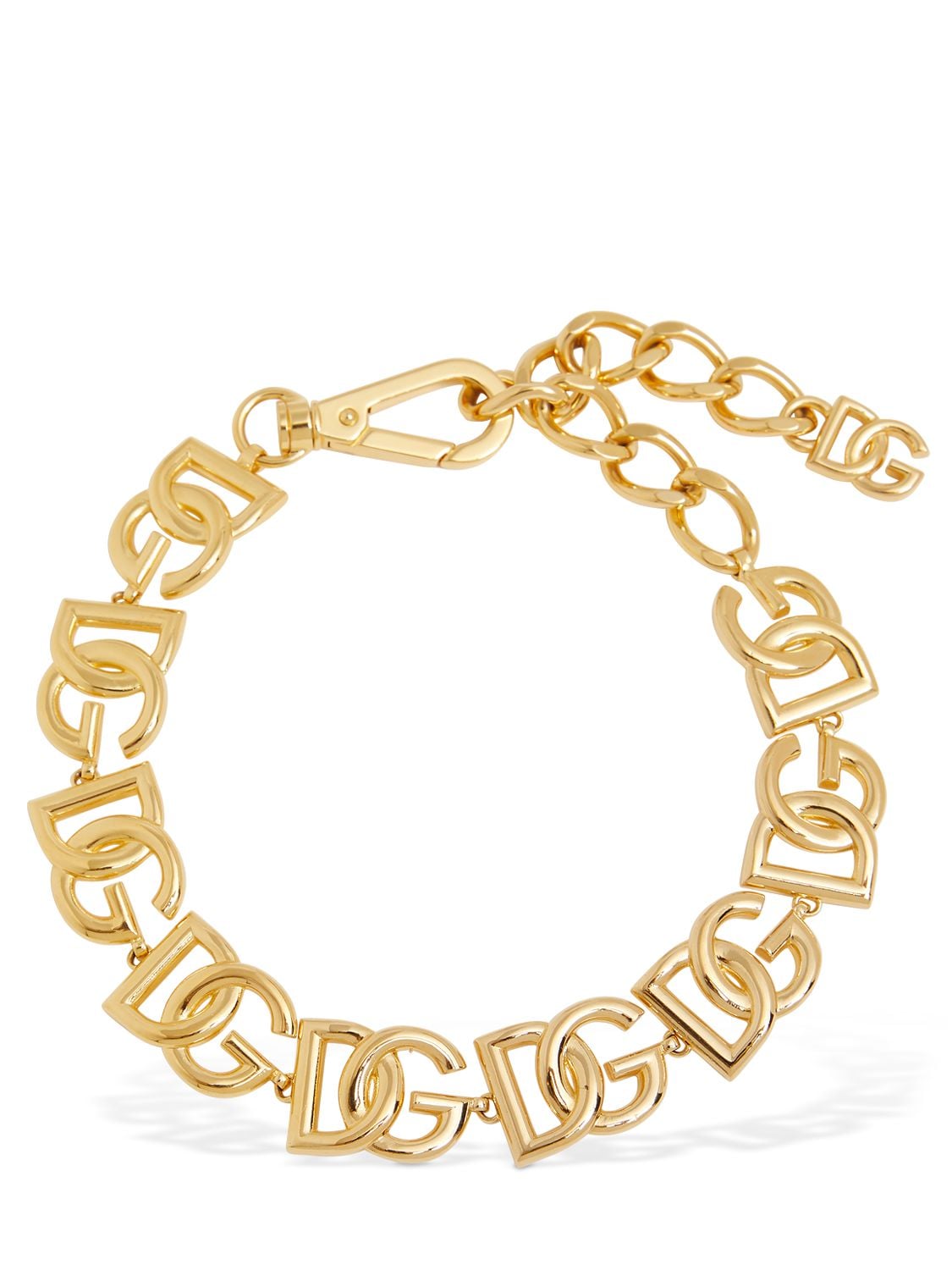 Dolce & Gabbana Dg Chain Choker In Gold
