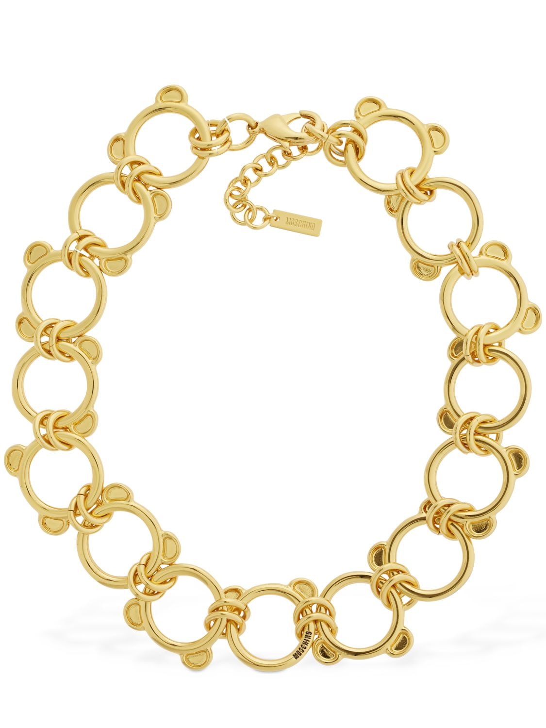 MOSCHINO Teddy Circle Collar Necklace