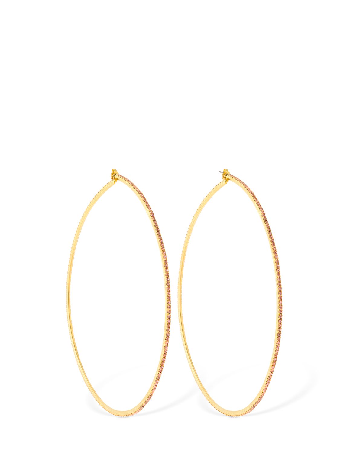 Xl Thin Crystal Hoop...