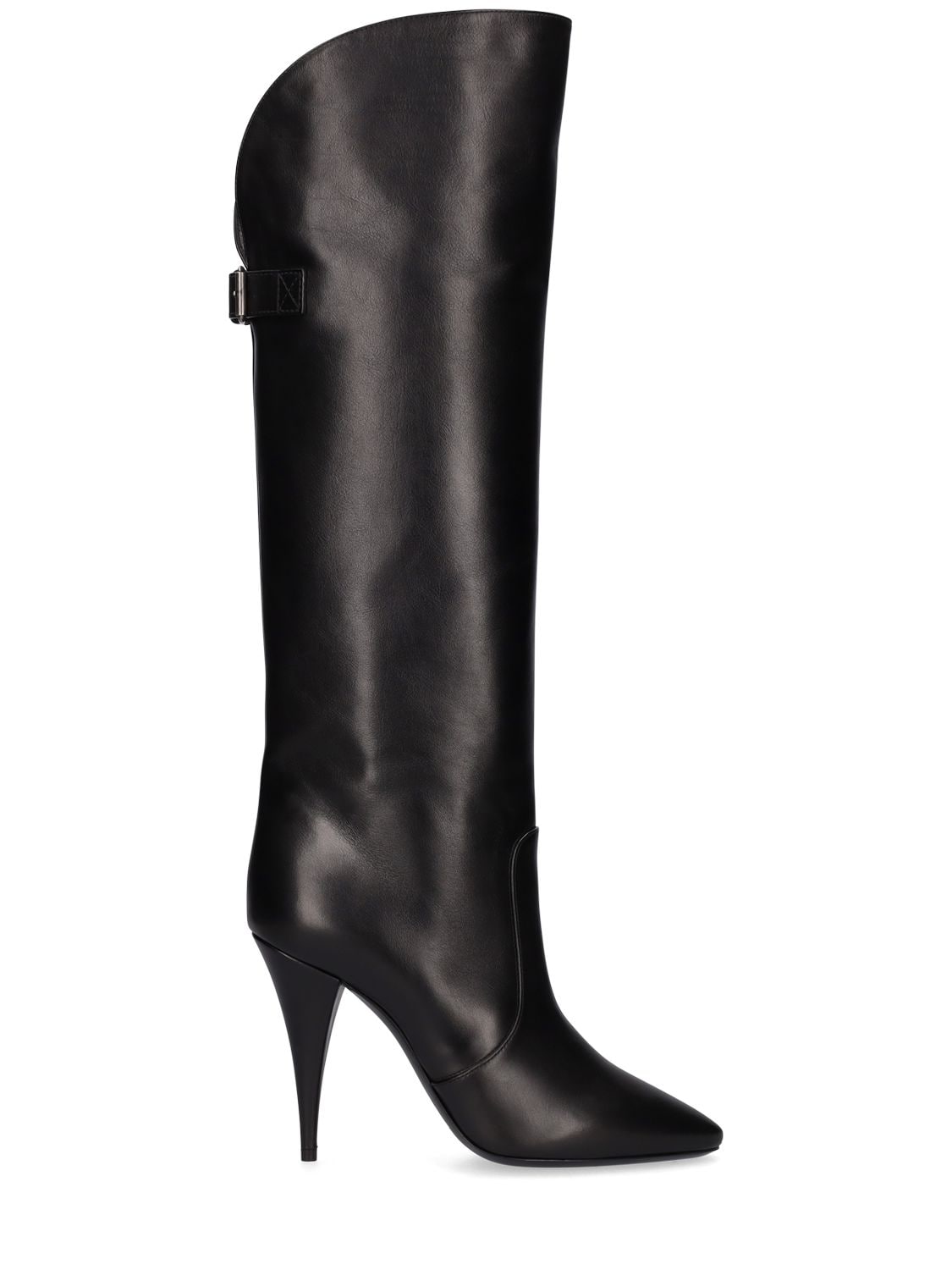 100mm Harper Leather Tall Boots