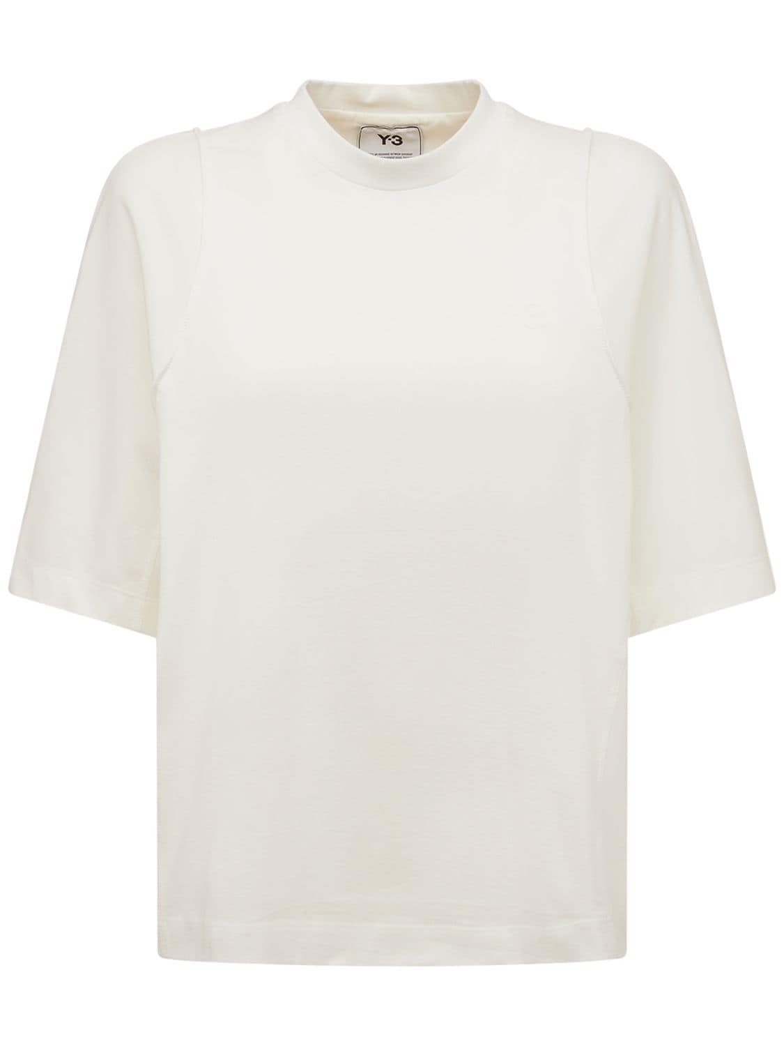 Classic Tailored Cropped Cotton T-shirt