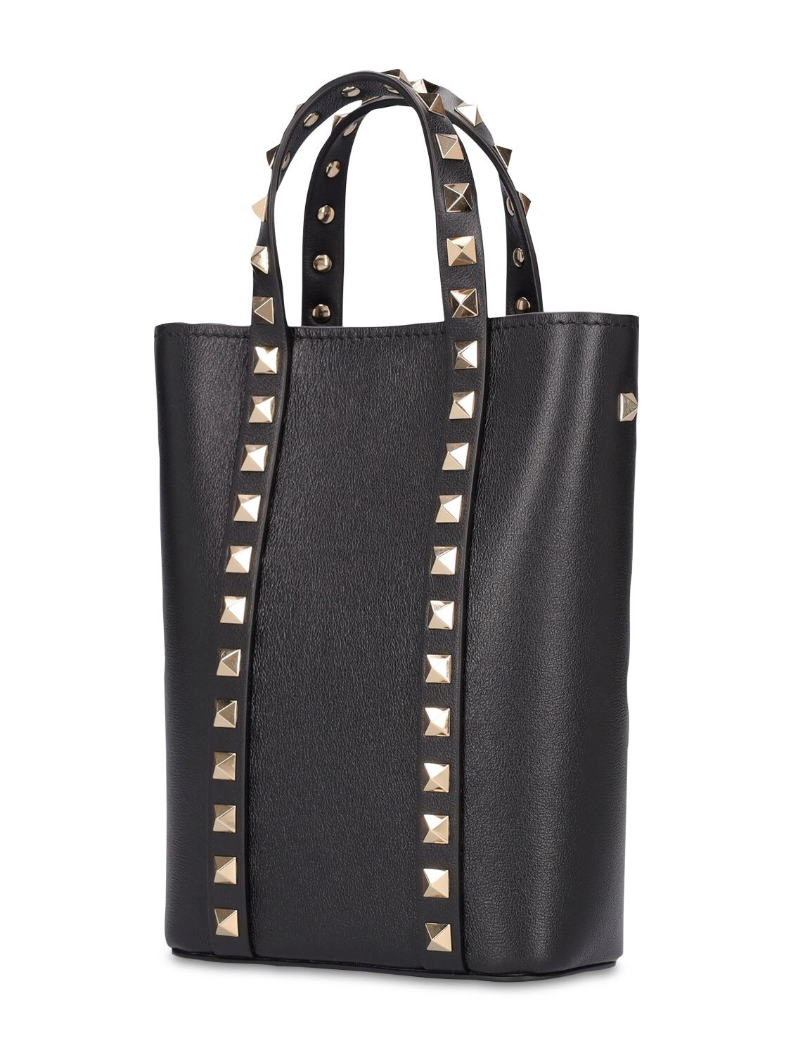 Valentino Rockstud Leather Handle Bag