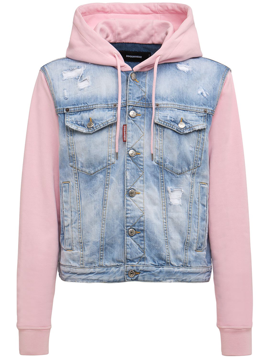 pastel denim jacket