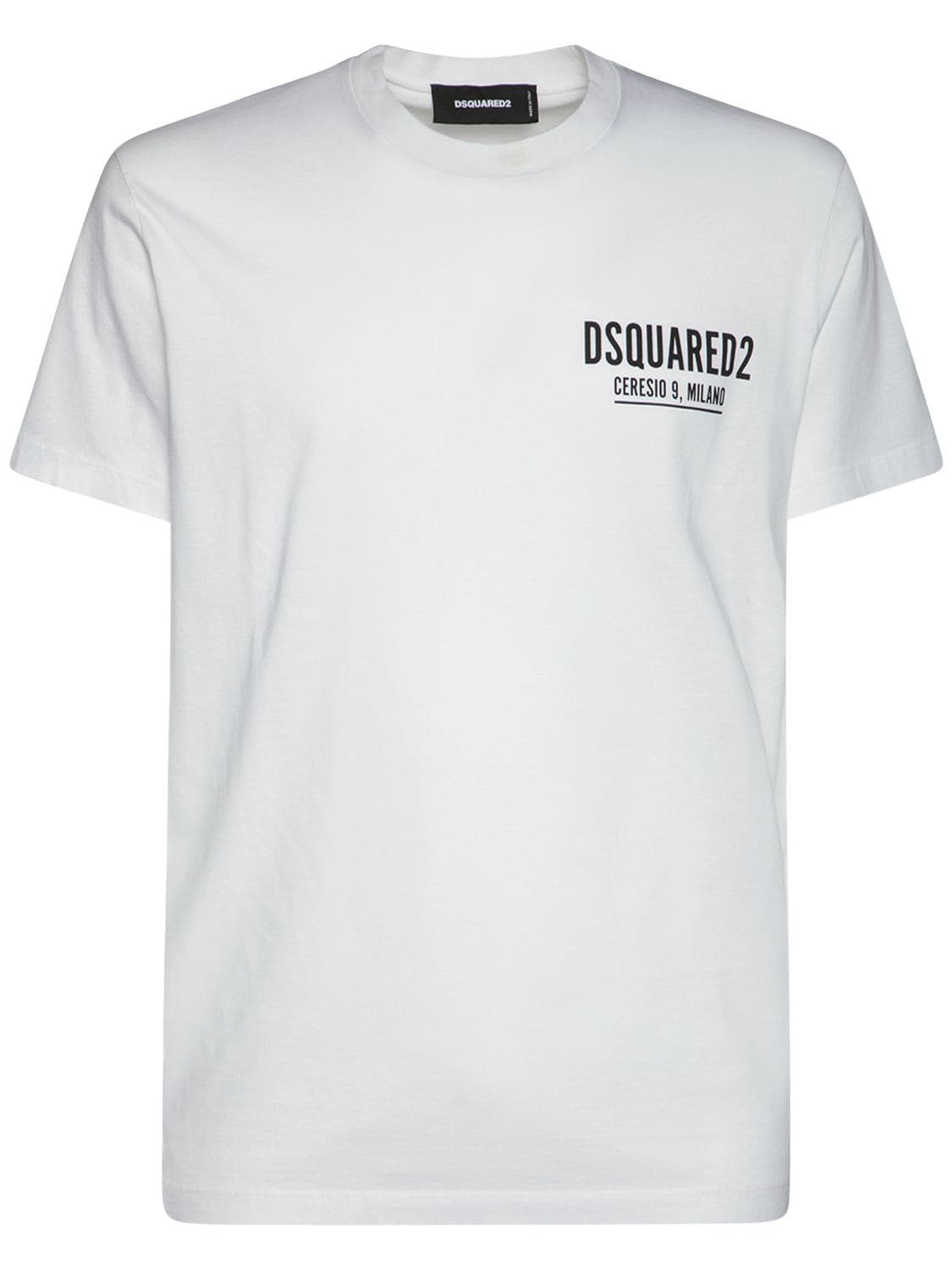 Dsquared2 Ceresio 9 Print Jersey T-shirt In White