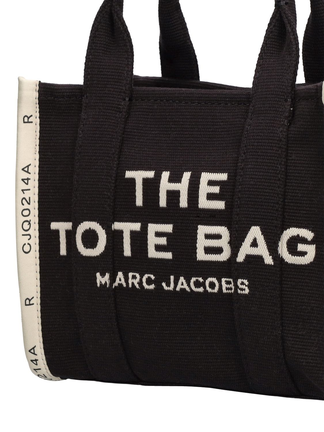 Marc Jacobs The Jacquard Small Traveler Black Tote Bag