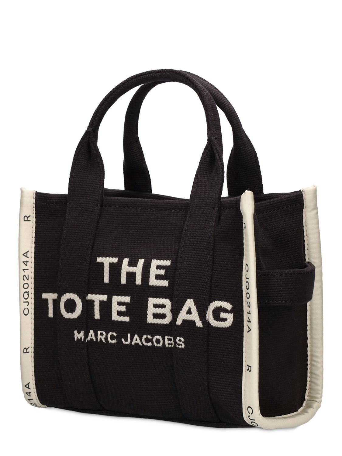 Shop Marc Jacobs (the) The Small Tote Canvas Bag In Black