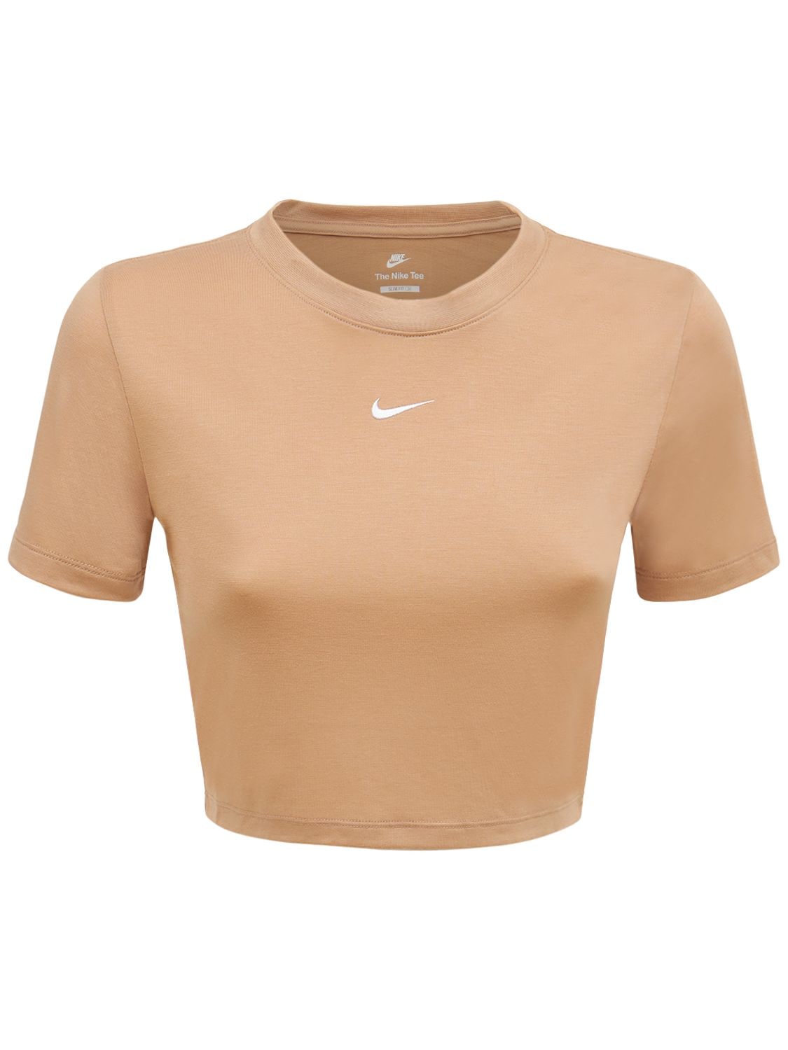 Tank Tops Nike Sportswear W Air Short Sleeve Crop Top Coconut Milk