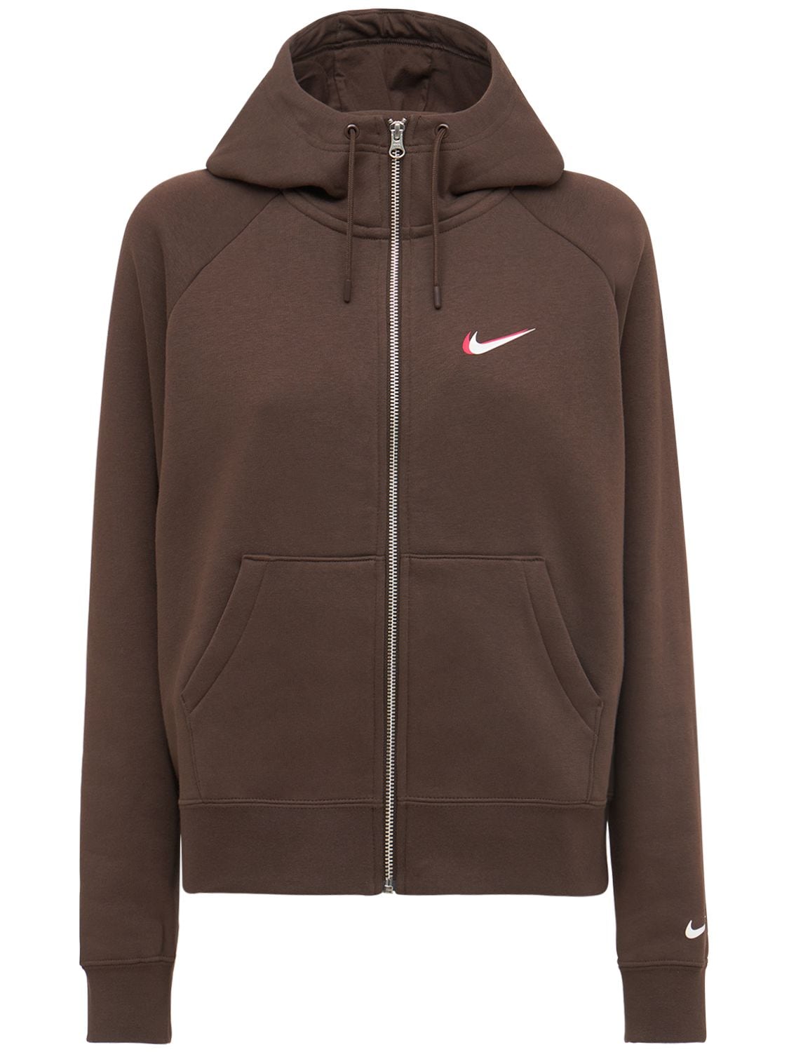 brown nike zip hoodie