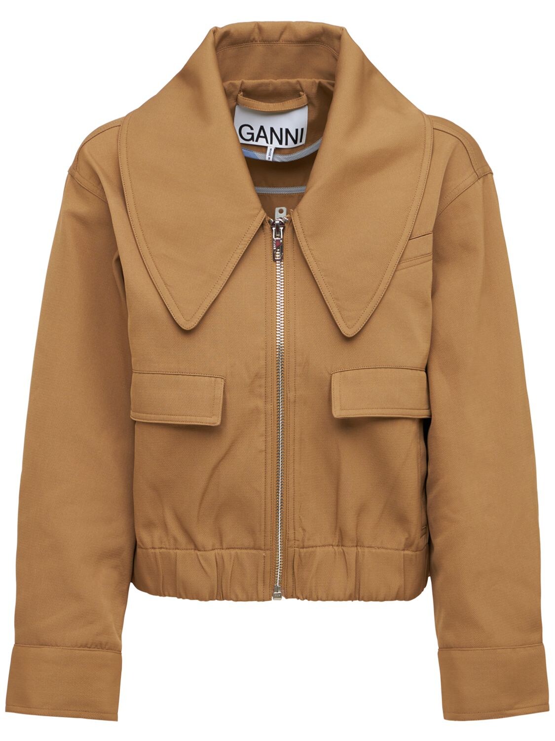 GANNI - Heavy twill jacket - | Luisaviaroma