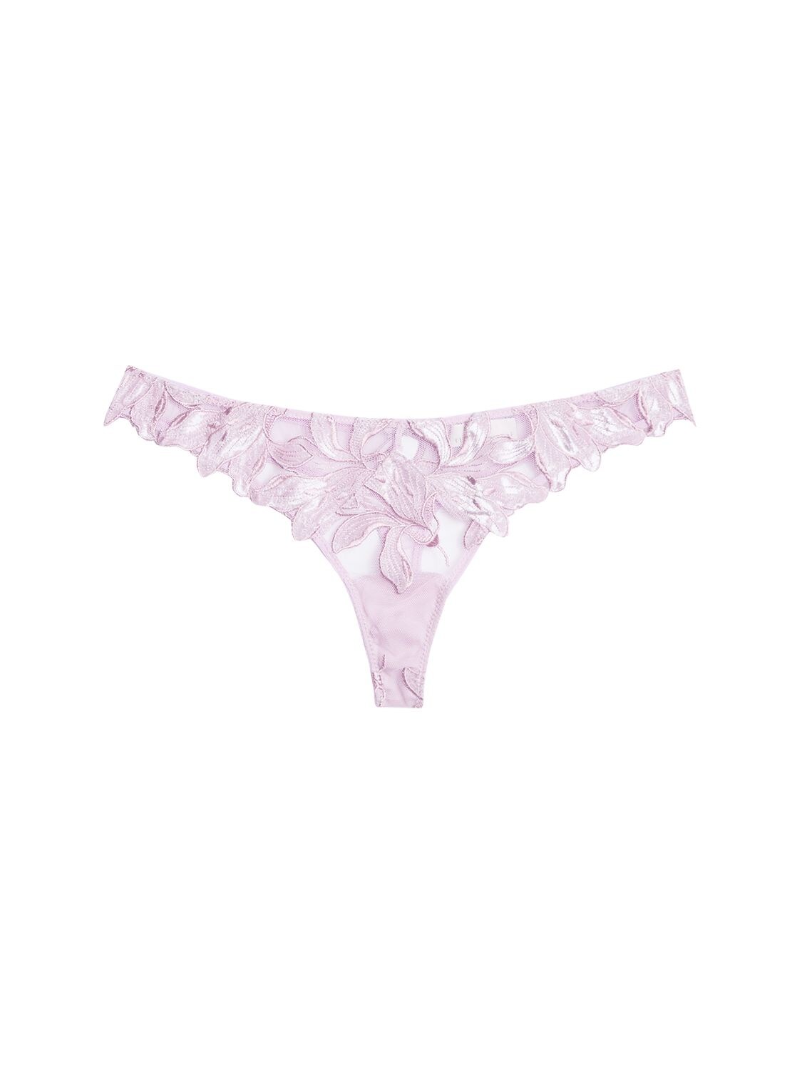 FLEUR DU MAL VELVET LILY THONG