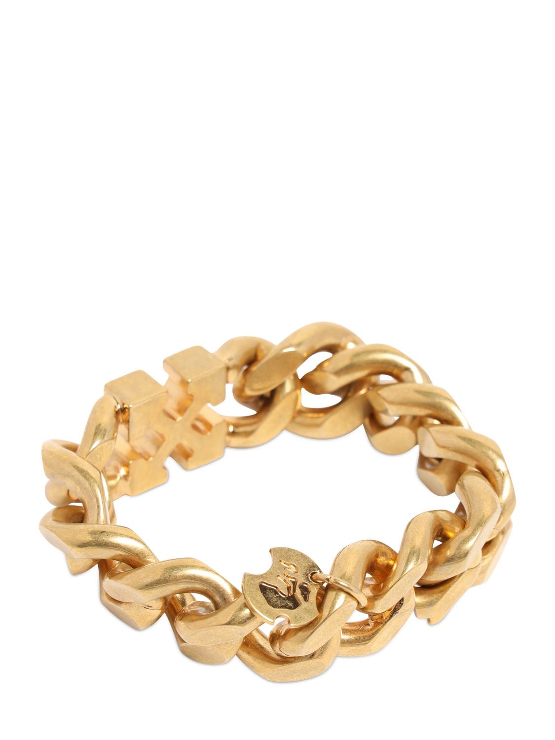 Off-white Arrow Chained Bracelet In Gold | ModeSens