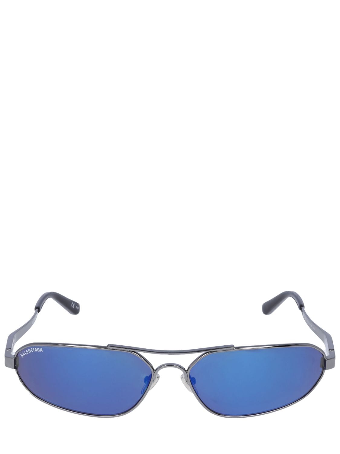 0227s Stretch Oval Metal Frame Sunglasse – WOMEN > ACCESSORIES > SUNGLASSES