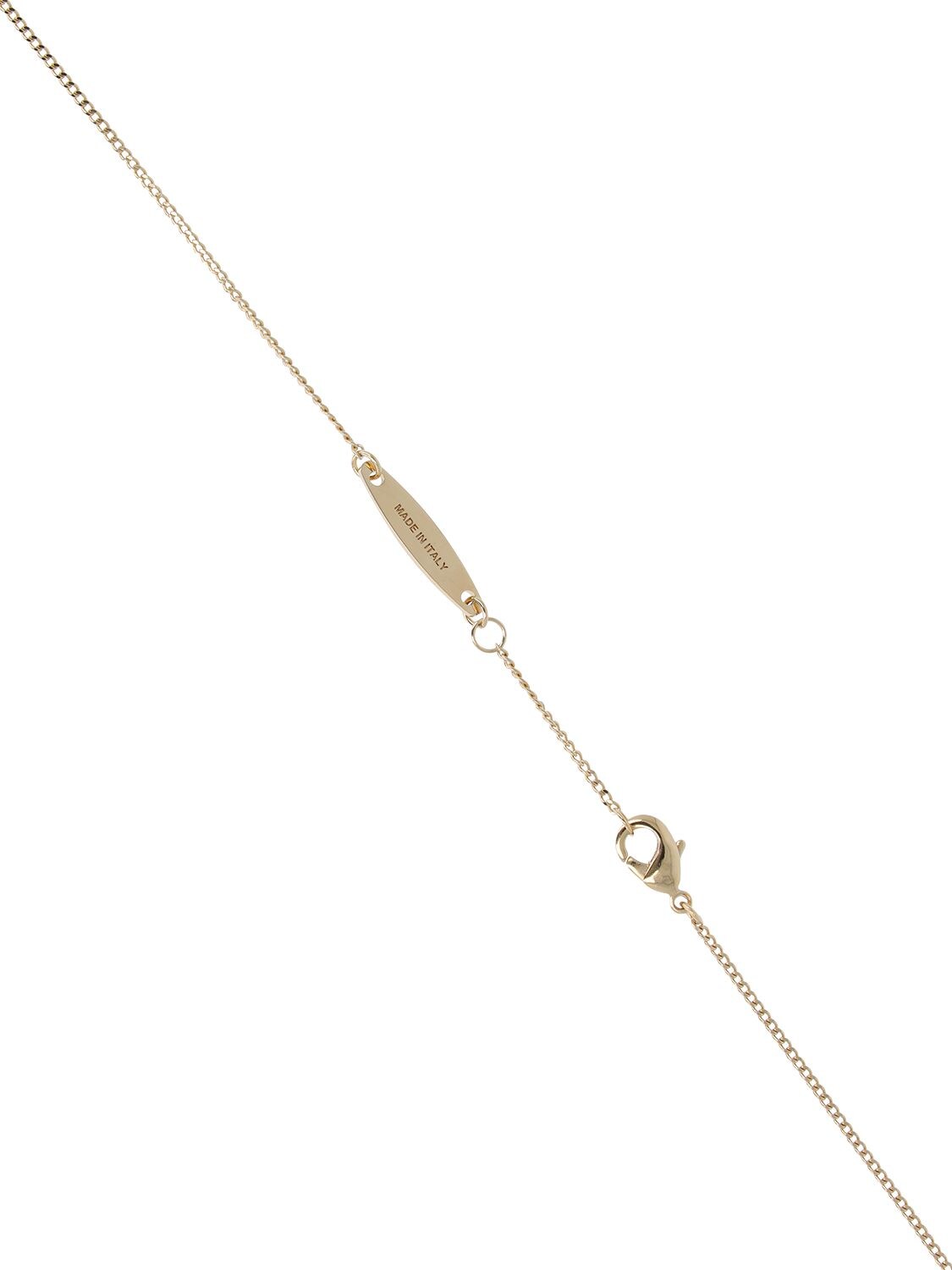 Shop Ferragamo Gancio Evo Charm Necklace In Gold