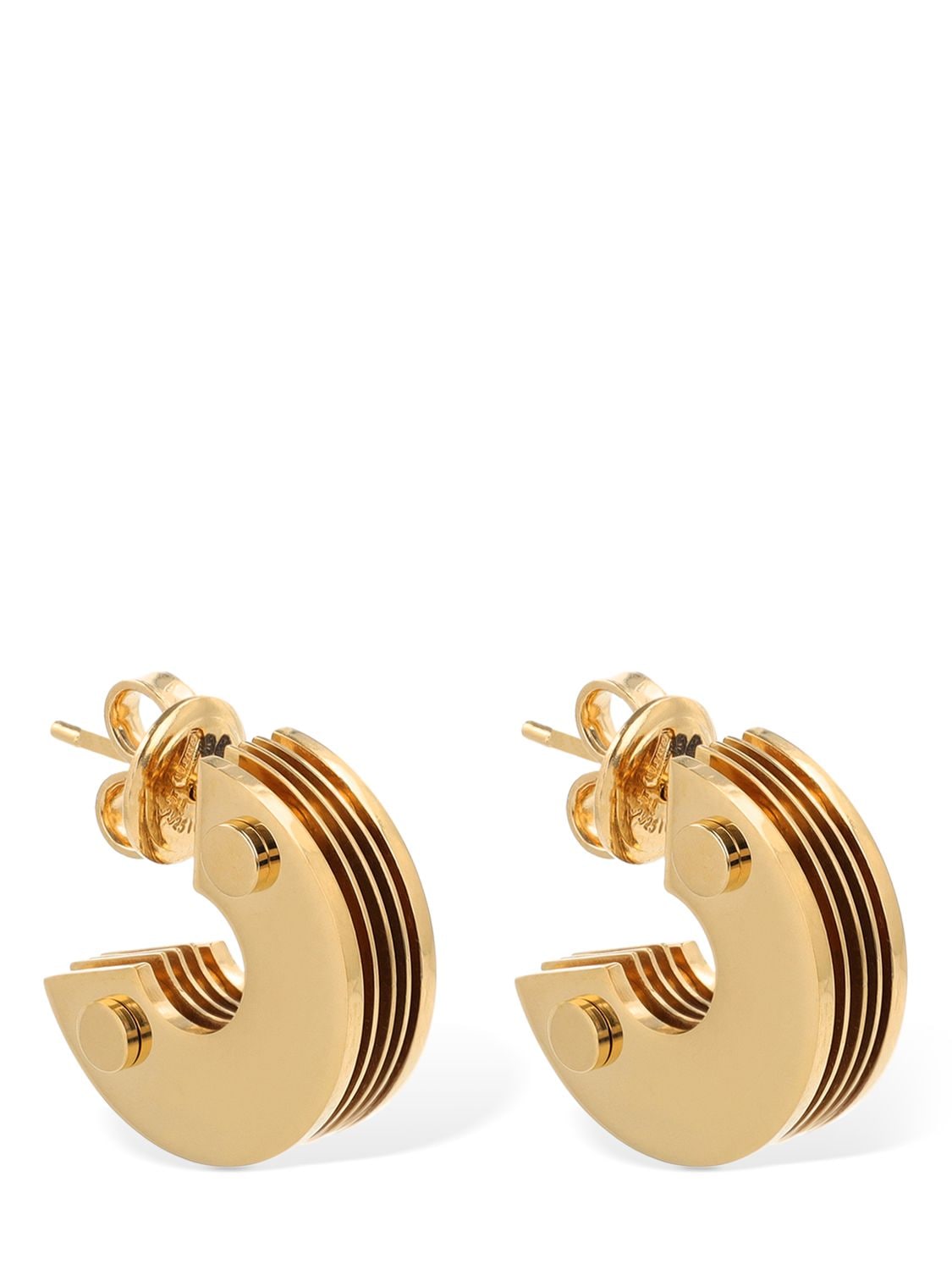 Bottega Veneta Small Hoop Earrings In Gold | ModeSens