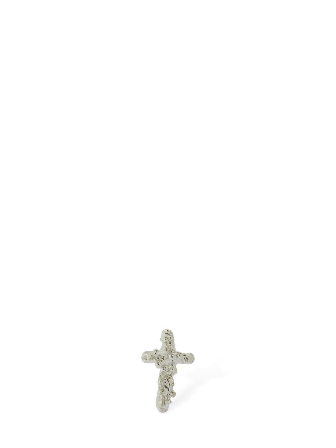 ALIGHIERI THE FROSTED DAGGER MONO STUD EARRING