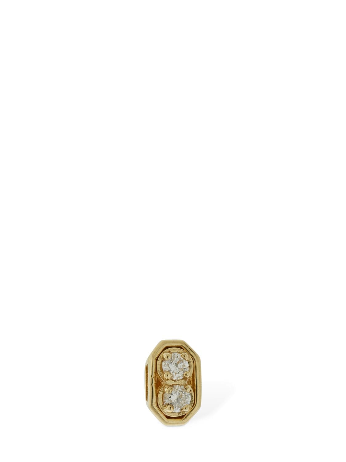 Image of Roma 18kt & Diamond Stud Mono Earring