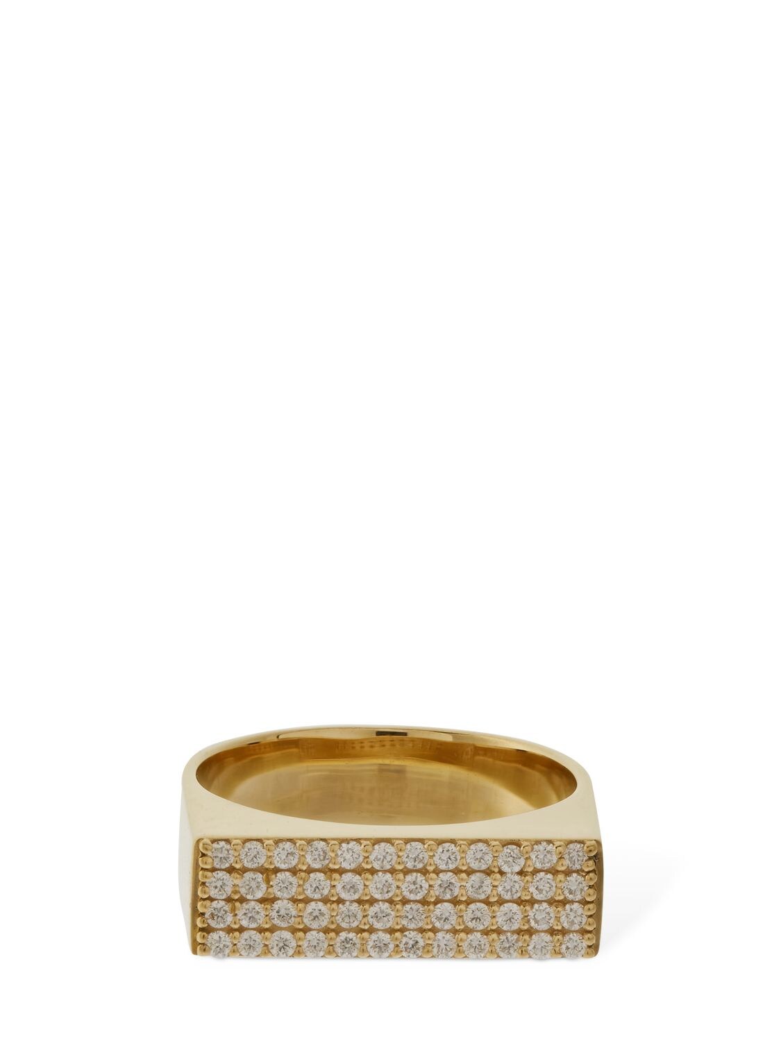 Shop Eéra Long Beach 18kt & Diamond Ring In Gold,crystal