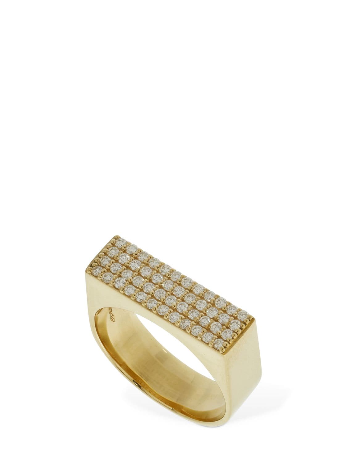 Eéra Long Beach 18kt & Diamond Ring In Gold,crystal